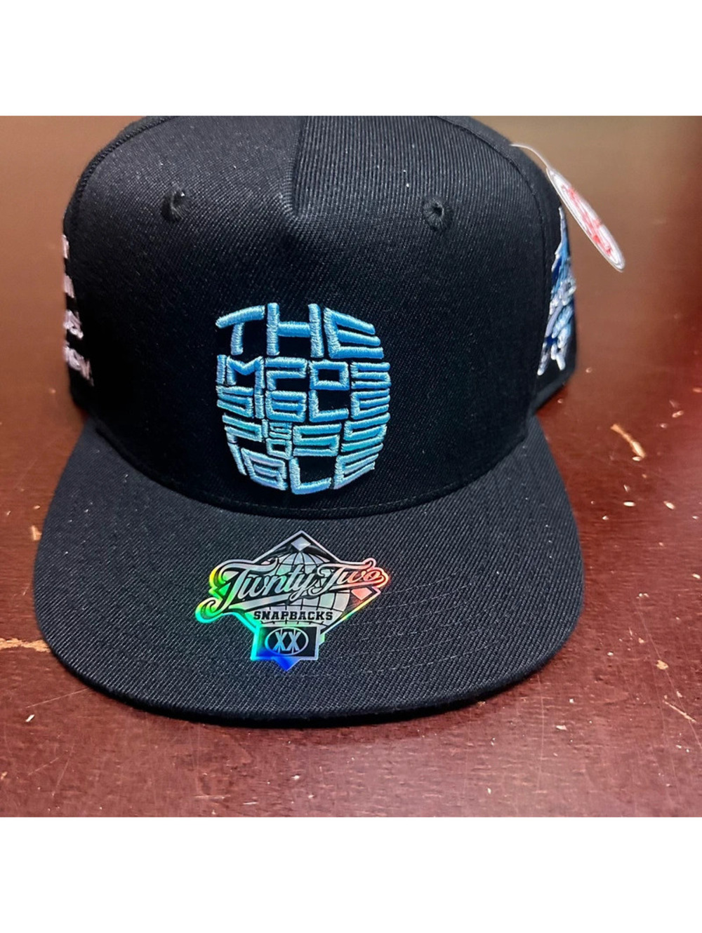 TWNTY Two Nipsey Hussle black and blue marathon snapback hat